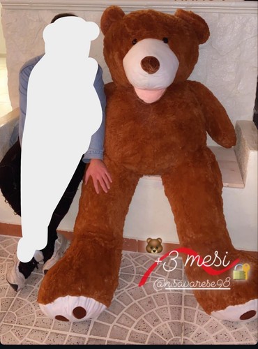 Orso peluche gigante teddy way - peluche,