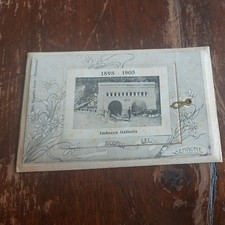 Cartolina epoca valigetta - d'epoca,