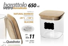 BARATTOLO Vetro BOROSILICATO