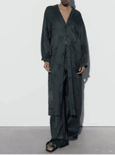 ZARA caftano ricamato MIDI