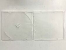 CUSTODIA SINGOLA CD DVD 133x125x6 MM SLIM PLASTICA RIGIDA CON TASCA TRASPARENTE