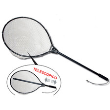 Guadino Rete Silicone Pesca Trota Trout Area Telescopico Tondo Spinning