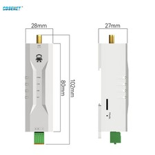 RS485/RS232 Lora Mini Modem Wireless 433/868/915MHZ EWD95M-SL/GL Relè Modbus