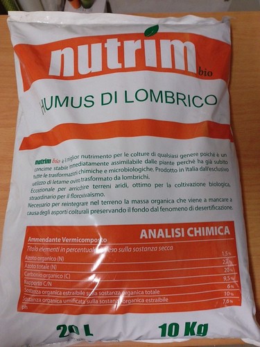 Humus lombrico 20lt - humus,