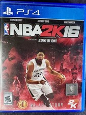 NBA 2K16 con Anthony Davis e cartoline PS4 PlayStation 4 usato senza graffi