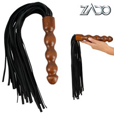 Frusta in Pelle Nera Morbida