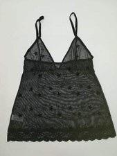 TOP TRASPARENTE IN TULLE donna