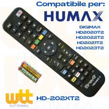 TELECOMANDO HUMAX COMPATIBILE DECODER DIGIMAX HD2020T2 HD2022T2 HD2021T2 HD2023T