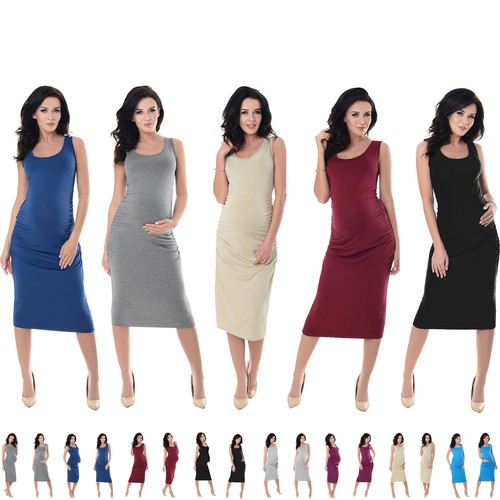 Abito vestito midi gravidanza