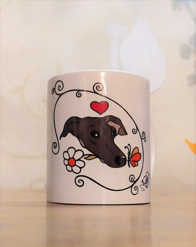 Tazza cane levriero - cane,