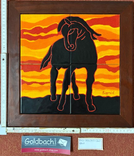 Quadro piastrelle cavallo