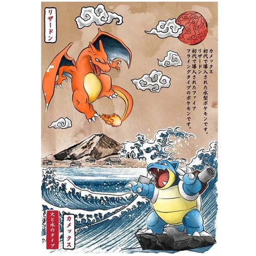 Pokemon charizard blastoise - pokemon,
