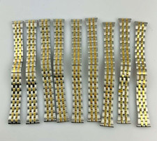 Lotto 9 Cinturini Orologio Uomo Attacco Dritto 20mm Metallo Economici Nuovi