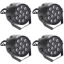 4x ETEC Mini LED PAR 36 fari 12x3 Watt RGBW set festa discoteca club DJ