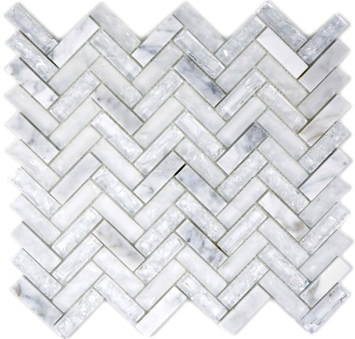 Mosaico bacchette bianco - bacchette,