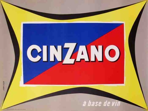 Metal sign cinzano - metal,