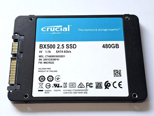 Crucial bx500 480gb ssd - bx500,
