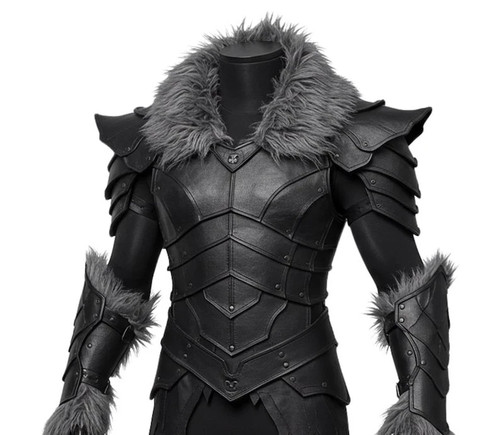 Genuine leather wolf warrior - leather,