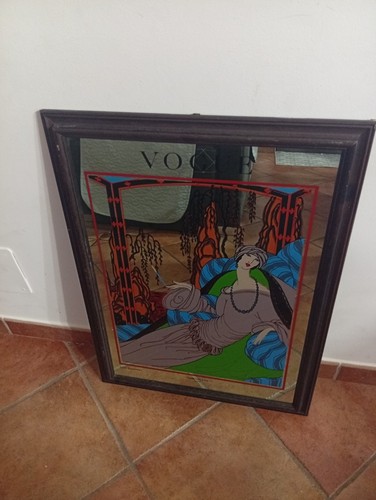 Quadro specchio vogue vintage - vogue,