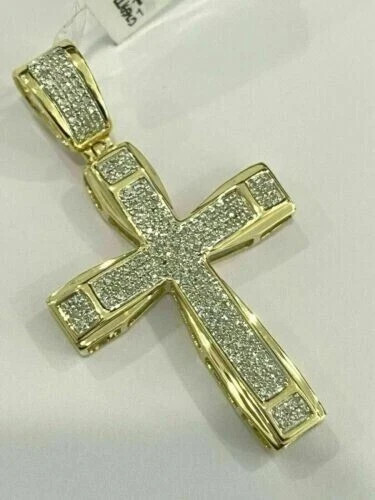 Ciondolo croce diamante creato