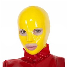 Cappuccio in lattice giallo