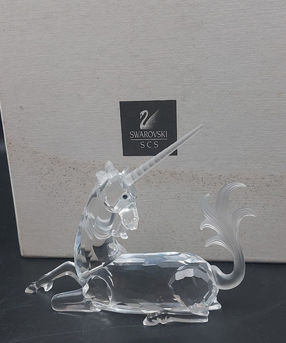 Swarovski crystal unicorn - crystal,