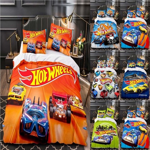 Set lenzuola hot wheels - 3d,