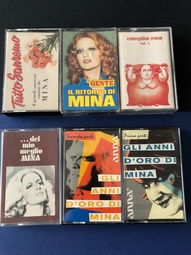 Lotto musicassette mina - musicassette,