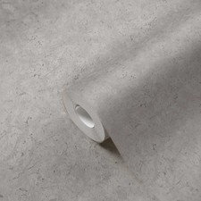 Carta Da Parati In Aspetto Di Cemento Con Motivo Discreto – Grigio