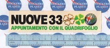 ADESIVO STICKER VINTAGE AUFKLEBER AUTOCOLLANT TUNING ALFA ROMEO 33 QUADRIFOGLIO