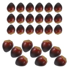 40 Pcs Castagne Finte Cibo