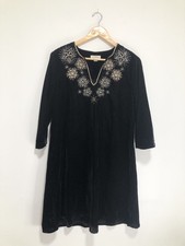 Abito Monsoon Velluto Nero 12