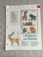 Schema punto croce bambini - schema,