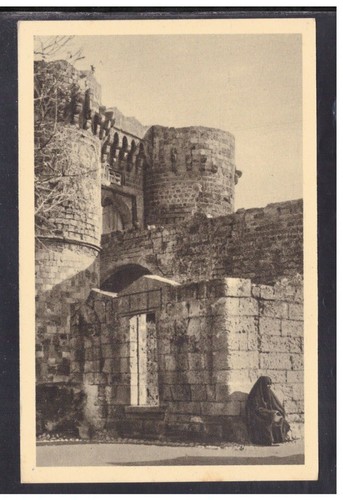 Cartolina colonie rodi porta - rodi,