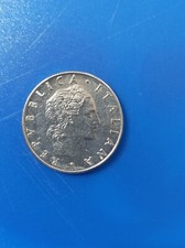 50 Lire 1975 Retro Mancanza Di