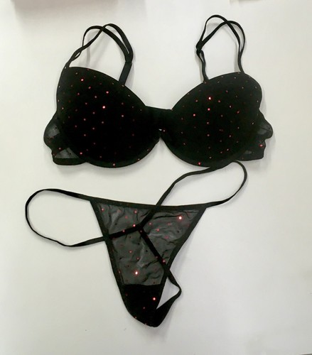 Coordinato intimo donna nero