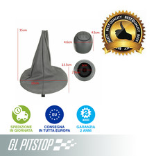 POMELLO + CUFFIA CAMBIO (nera) PER FIAT PANDA 5 MARCE RIN BASSO A DX DA '03 '12