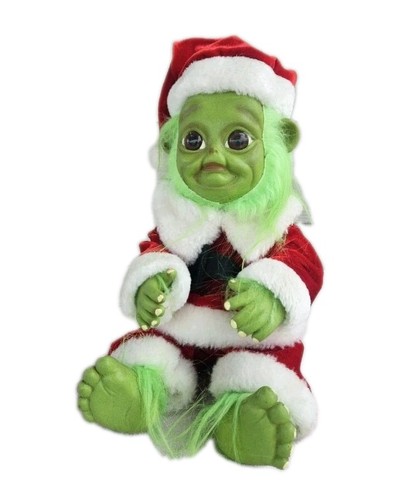 Grinch baby doll natale - baby, 11"