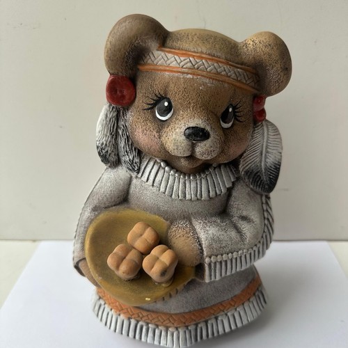 Statuina orso ceramica - , thun