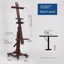 Nuovo Cavalletto Acquerello Legno Massello Pieghevole Stile Ponteggio Cavalletto Verticale Dedicato
