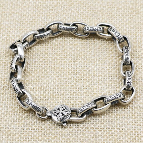 Bracciale uomo argento