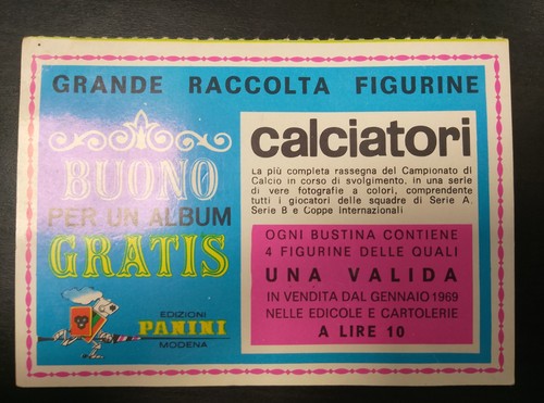 Buono panini calciatori grande - panini,