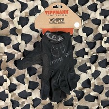 NUOVI guanti tattici da paintball Tippmann Sniper - neri - X-Large