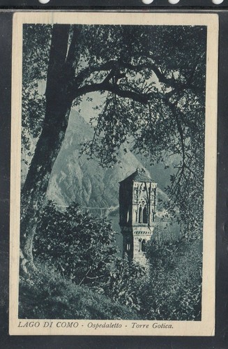 Cartolina lago como - lago, di