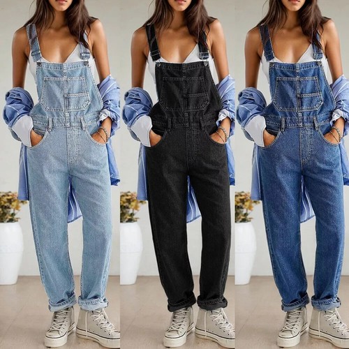 Salopette jeans donna - jeans,