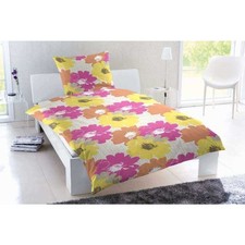 Set lenzuola microfibra fiori