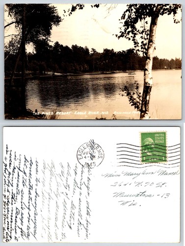 Cartolina eagle river - eagle,