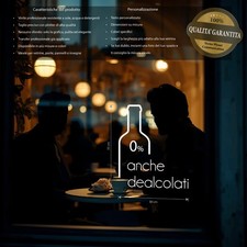 Adesivo per Vetrine no alcol