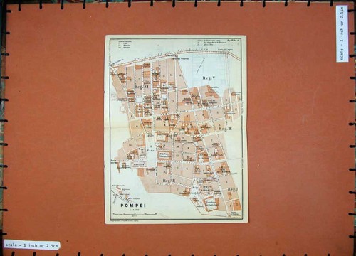 Antica vecchia stampa 1909 - antica,