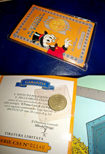 Il primo Cent di ZIO PAPERONE Zecca dello Stato Folder numerato WALT DISNEY c.